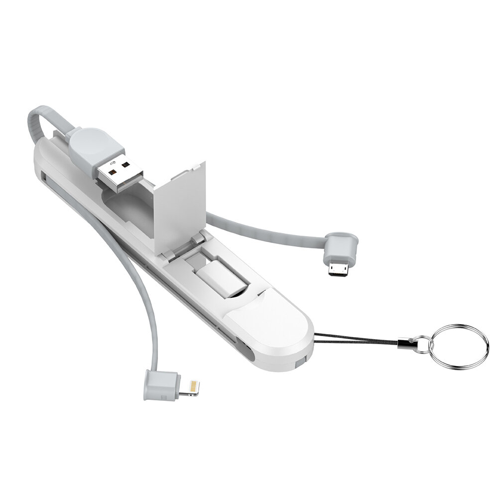LDNIO LC130 3.8A USB-A voor iP/Micro/Type-C Kabel Snel Opladen Gegevensoverdracht Verdikte Koperen Kernlijn voor iPhone1 Top Merken Winkel